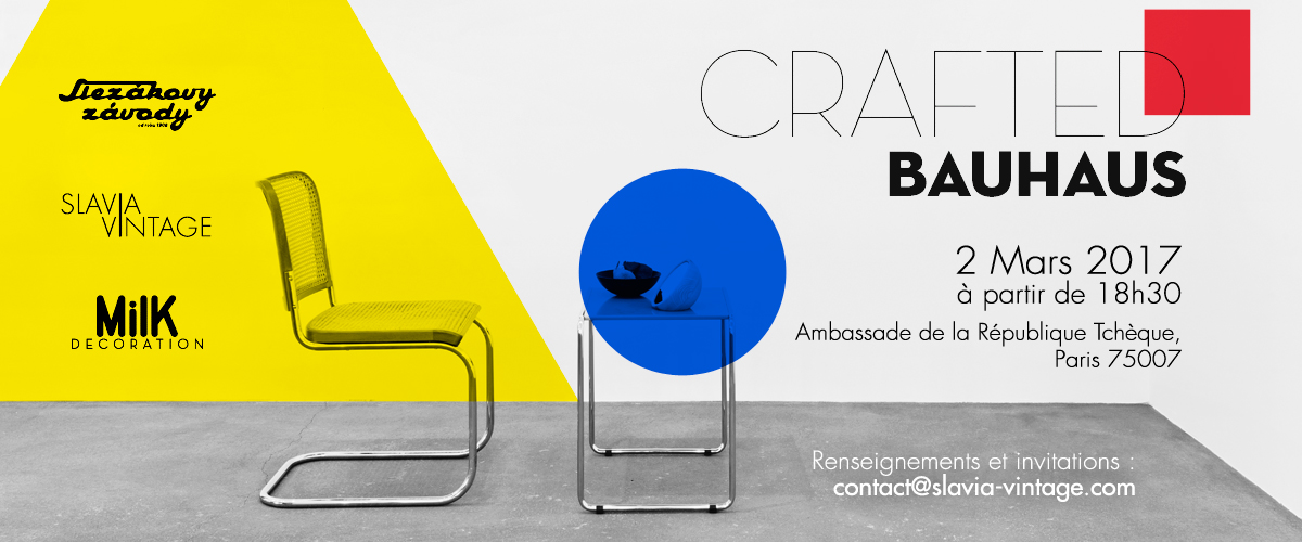 Crafted Bauhaus - Affiche bannière de l'exposition