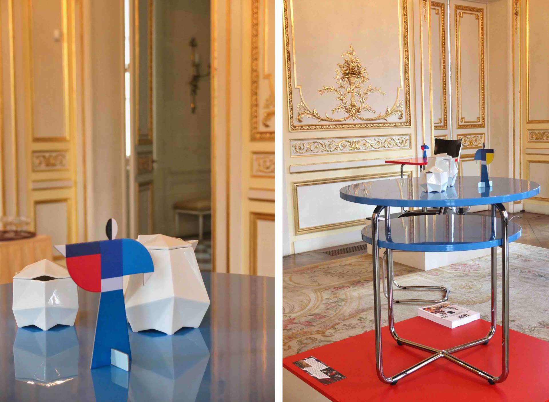 Crafted Bauhaus - podiums et cartels d'exposition